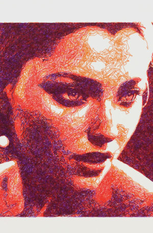 Nightlife - Original Art - Pen plotted