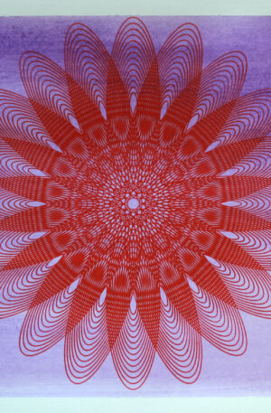 Rosette - Original Art - Pen plotted
