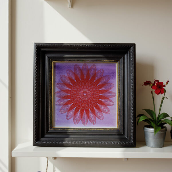 Rosette - Original Art - Pen plotted - Image 3